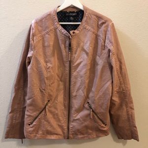 Lane Bryant Faux leather Jacket 18/20